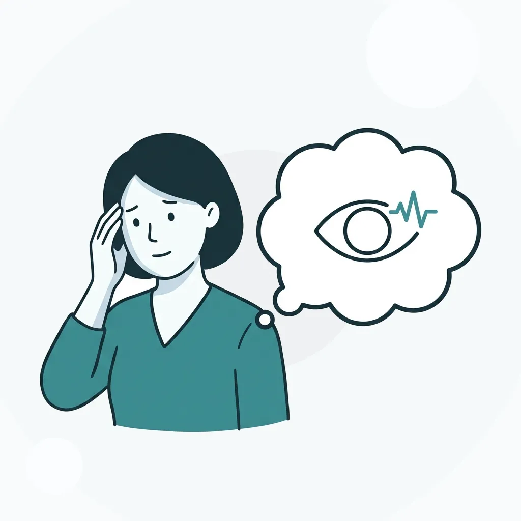 Ilustração sobre dor nos olhos em São Luís, MA