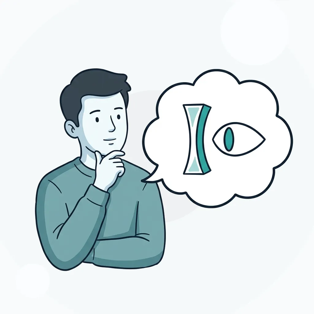 Ilustração sobre miopia alta e riscos para a retina em São Luís, MA