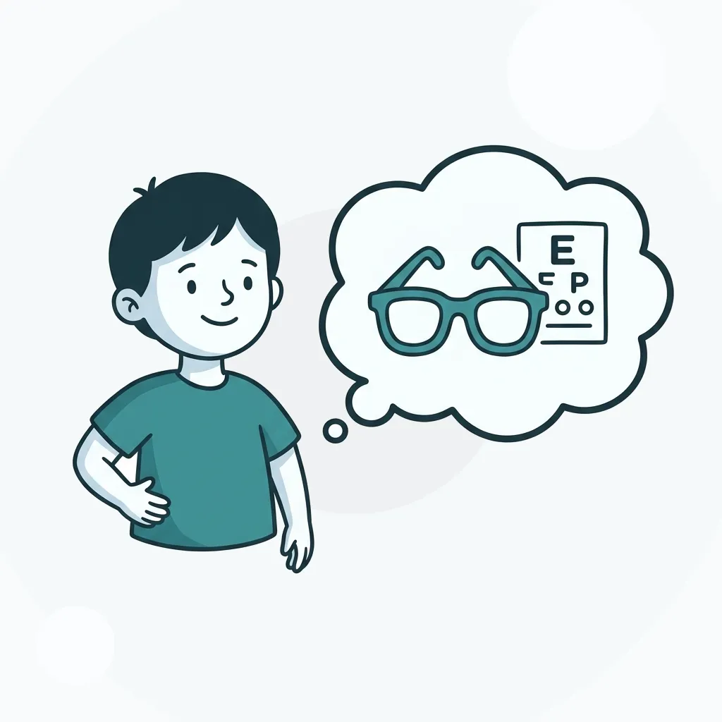 Ilustração sobre oftalmologista infantil em São Luís, MA