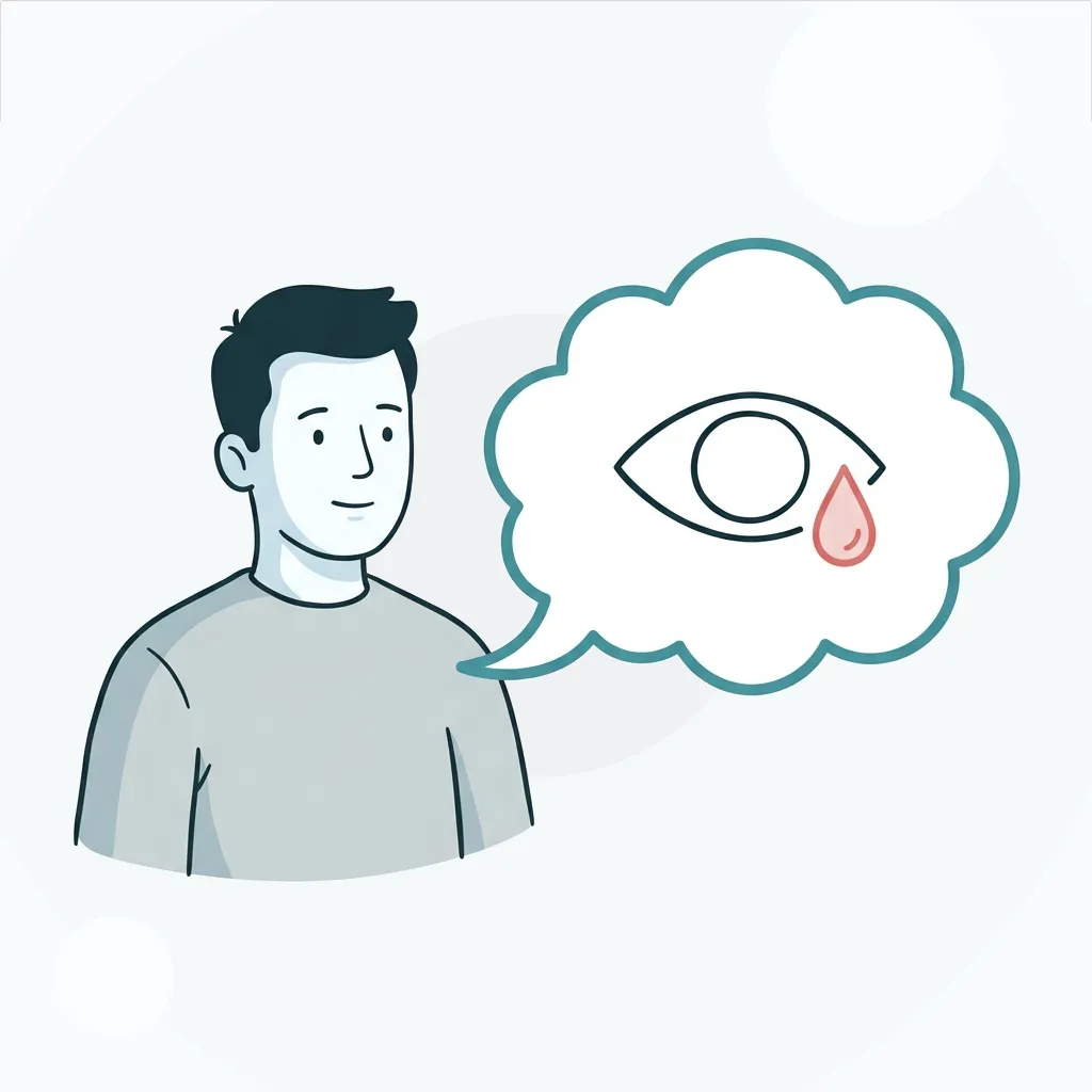 Ilustração sobre olho vermelho em São Luís, MA