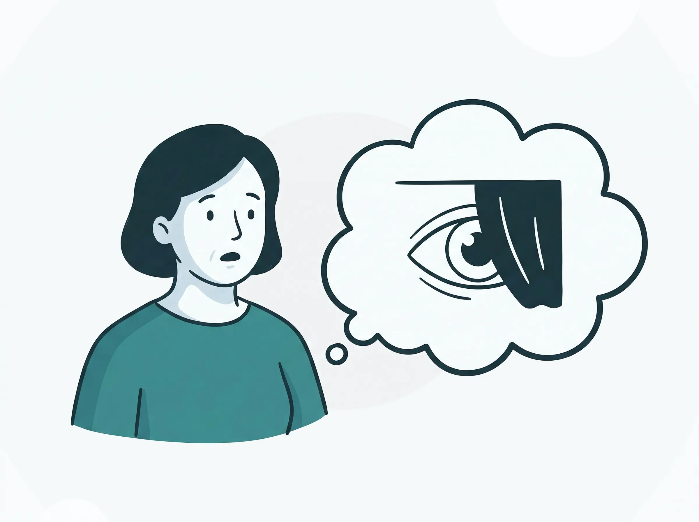 Ilustração sobre perda súbita de visão em São Luís, MA